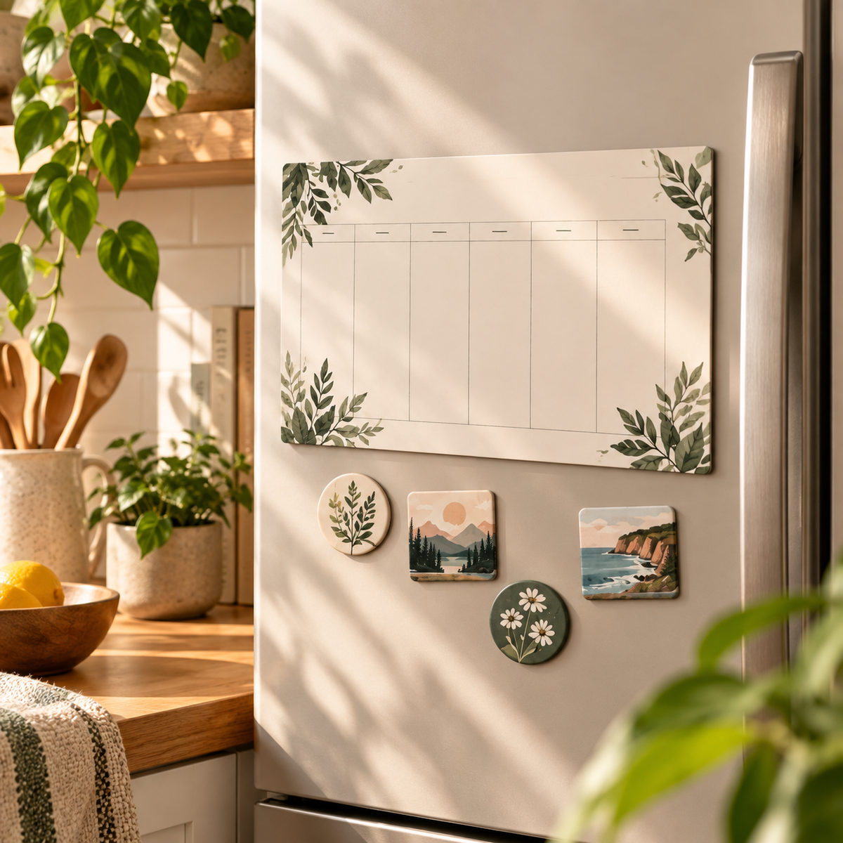 Illustrative magnetic refrigerator planners collection