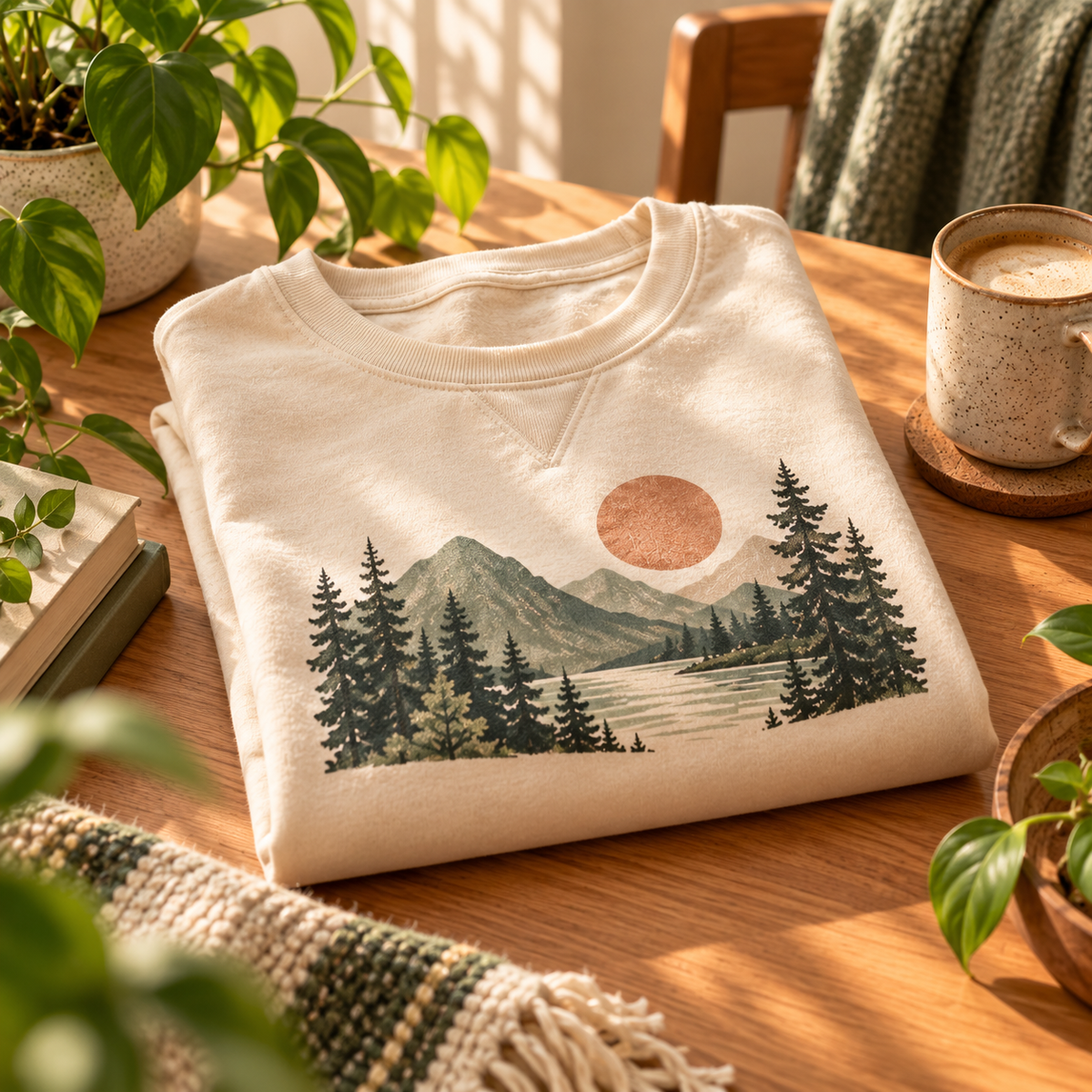 Illustrative printed sweatshirts collection
