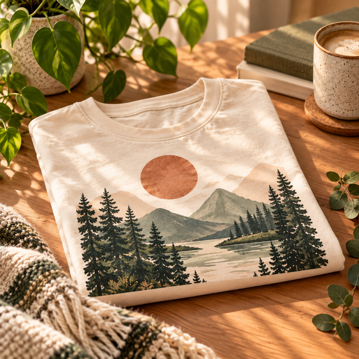 Illustrative graphic T-shirt collection
