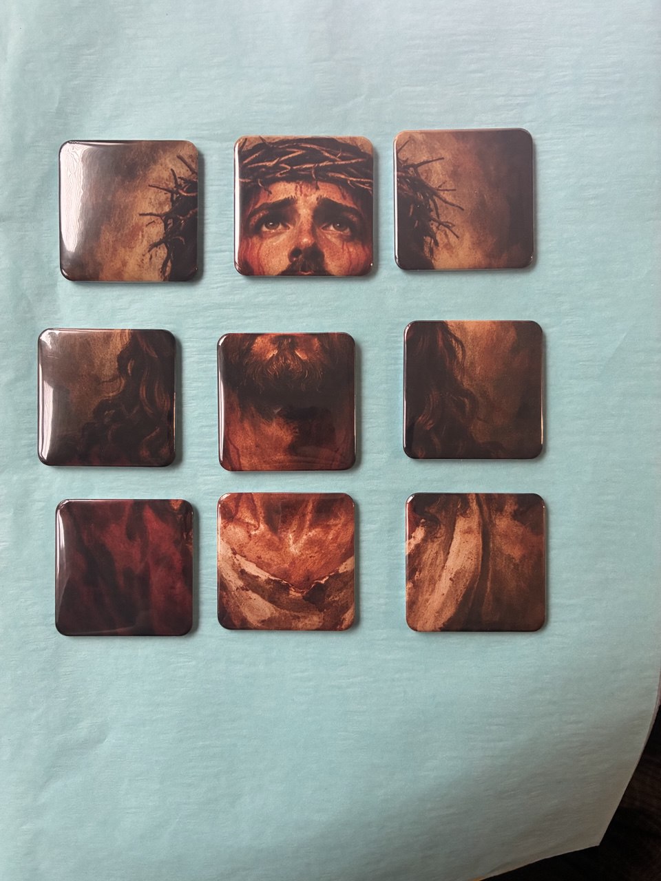 Christian magnet (set of 9)