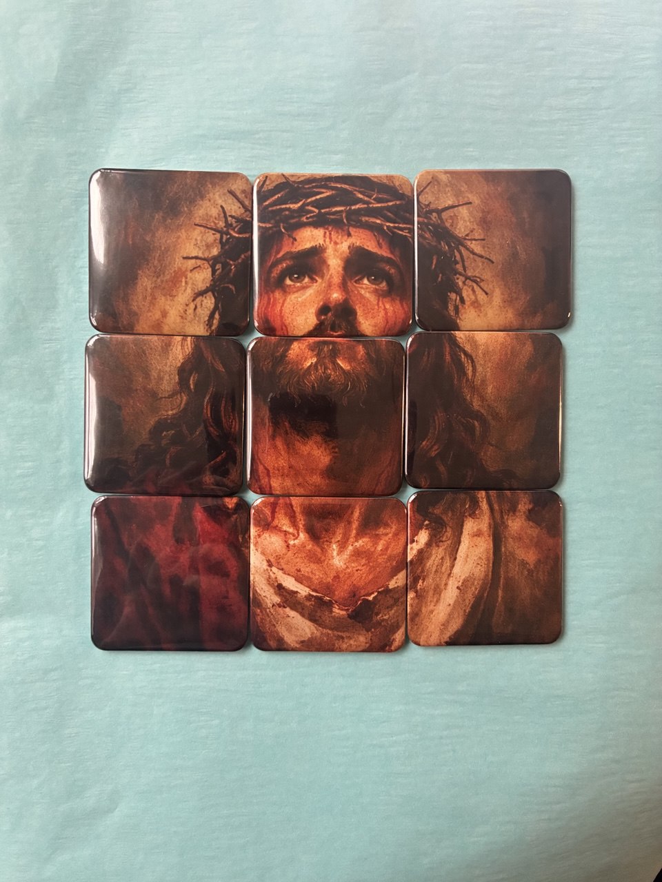 Christian magnet (set of 9)