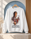 Lyubit Ukrainu Ukrainian woman crewneck sweatshirt